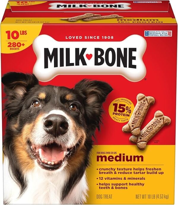 Milk-Bone Original Dog Treats Biscuits for Medium Dogs